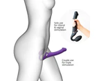 Strap On Me Vibrating 3 Motors Strap On L Purple: The Ultimate Pleasure Experience For Couples