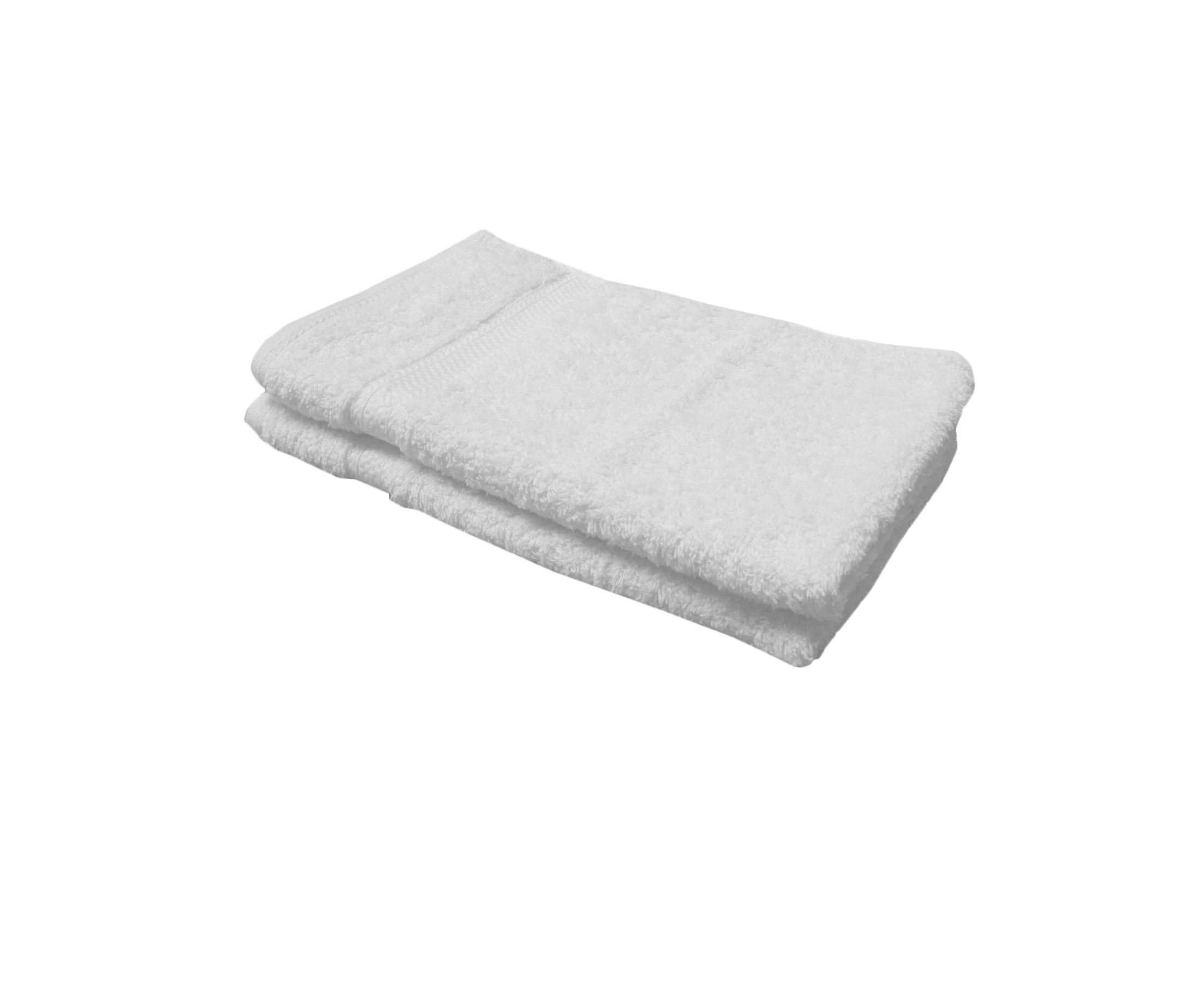 Ramesses 550GSM Set of 2 Egyptian Cotton Hand Towels 43 x 68 cm - White