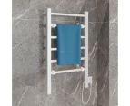 Advwin Electric Heated Towel Rail Bathroom Towel Warmer Rack Wall Mounted Towel Dryer Ladder Rack