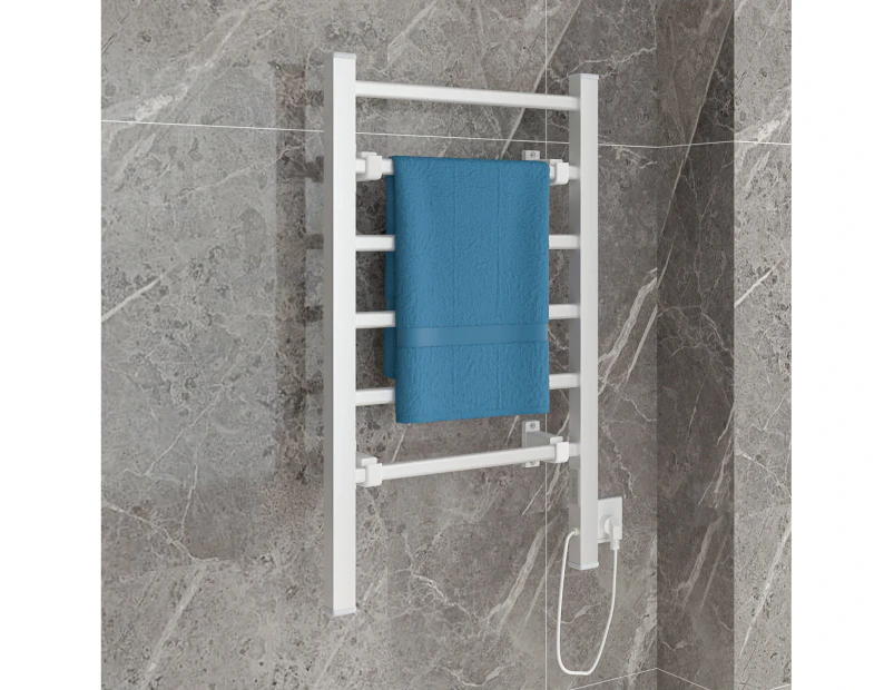 Advwin Electric Heated Towel Rail Bathroom Towel Warmer Rack Wall Mounted Towel Dryer Ladder Rack