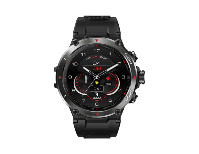 Buutrh Creative Smart Watch AMOLED Display-Silver Gray