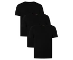 Lacoste Men's 3 Pack Crew T-Shirt - Black