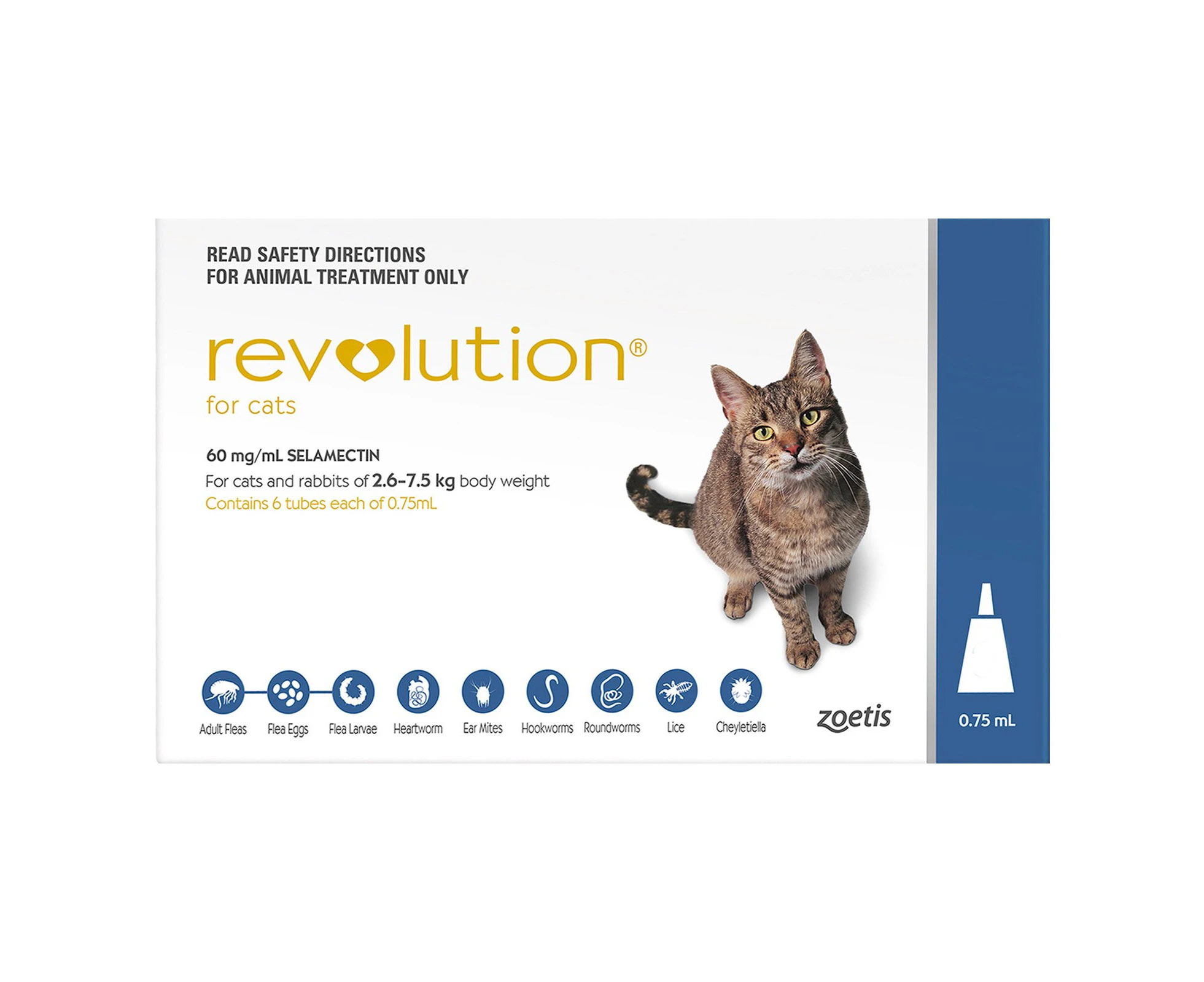 Revolution for Cats (Blue) 3 Pipettes