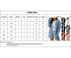 Women's Casual Lightweight Cardigan Long Sleeve Open Front with Pockets Coat-Light blue