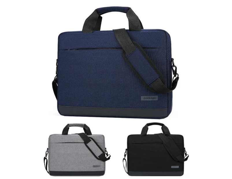 Laptop Sleeve Briefcase Carry Bag For Macbook Dell Sony Hp Lenovo 15.6 Inch - Grey