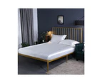 Imitation Silk Satin Fitted Sheet Silky Smooth Silk Bed Sheet Super Soft Luxury Bed Sheet Smooth Bed Cover-white