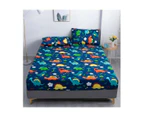 Waterproof Bed Sheet All-inclusive Bedspread Sheet Non-Slip Mattress Protector Elastic Non-Slip Deep Pocket Sheet-Pattern 4