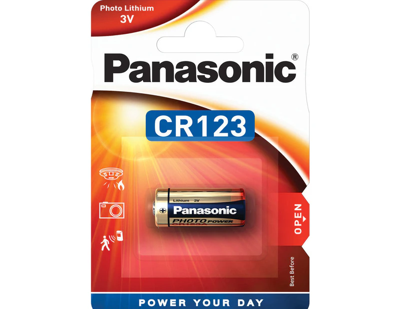 Panasonic Cr123a Lithium 3v Battery