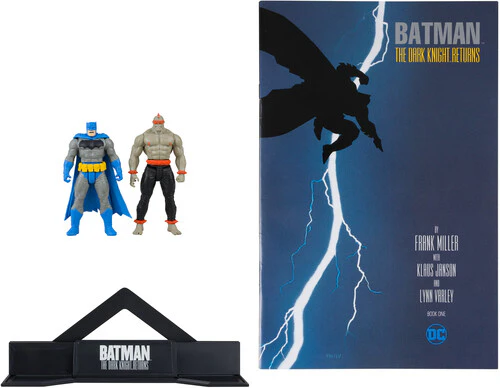 DC Direct - The Dark Knight Returns - Page Punchers - 3" Batman & Mutant Leader Figures 2-pack with Comic  [COLLECTABLES] USA import