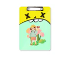 Travel Wizzard Pathfinding Guide Excursion Clipboard Folder Cartoon Office Pad Bussiness A4
