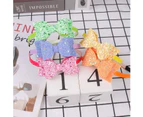 Bows Headbands For Girls, Kids Headbands 3.5 inch Sequin Glitter Hairband With Bow