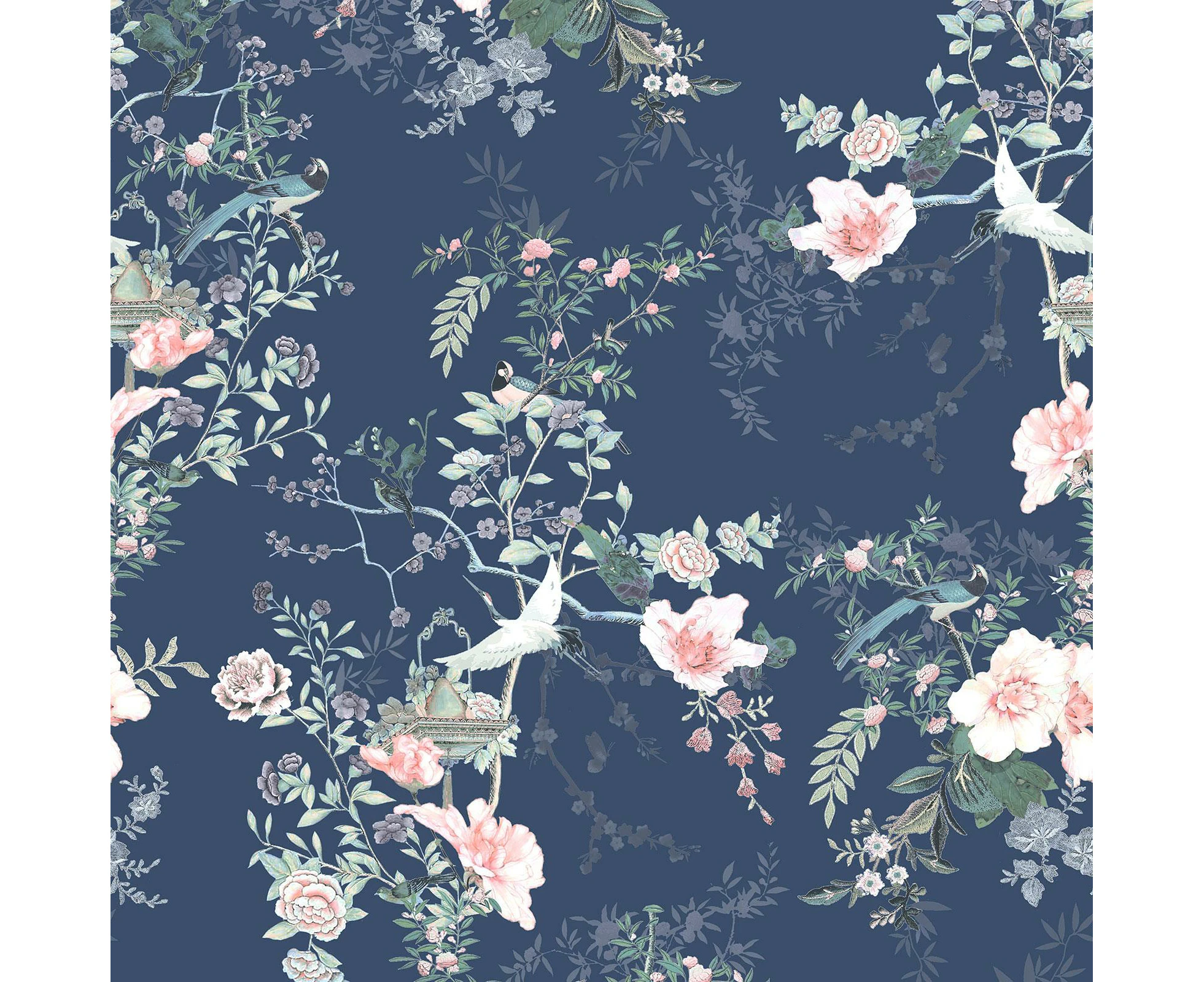 Ophelia Wallpaper Navy Lipsy 144080