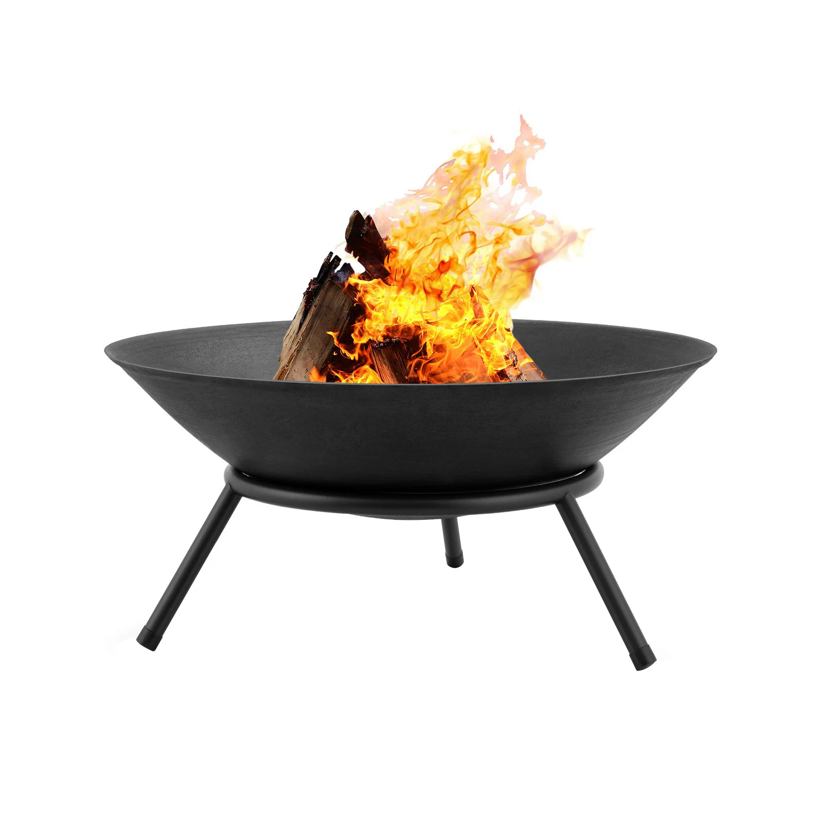 Glasshaus Co. Fire Pit Raised Bowl BBQ Portable Outdoor Camping Pit Patio Fireplace 54cm