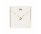 Fossil Personalization Rose Gold Necklace JF03046791