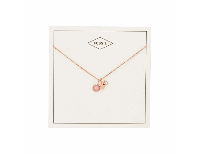 Fossil Personalization Rose Gold Necklace JF03046791