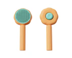 Pet Hair Cleaner Brush Needle Comb Professional Pet Grooming Comb for Cat Dog - Orange