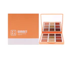 3Ina The Eyeshadow Palette - Sunset FOR Women 0.32 oz Eye Shadow