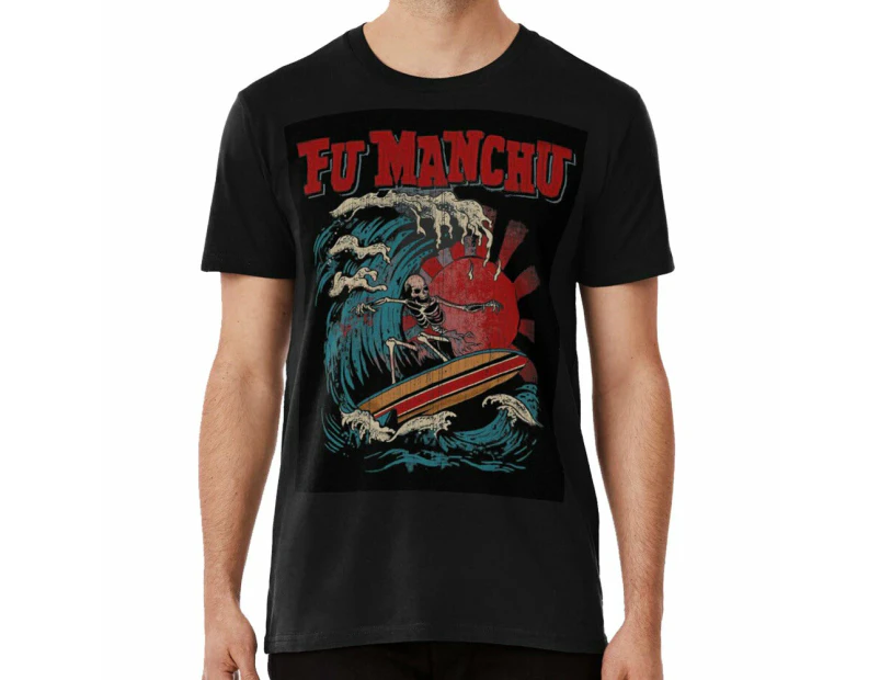 Music Fu Manchu Band Manchu T-shirt - Black