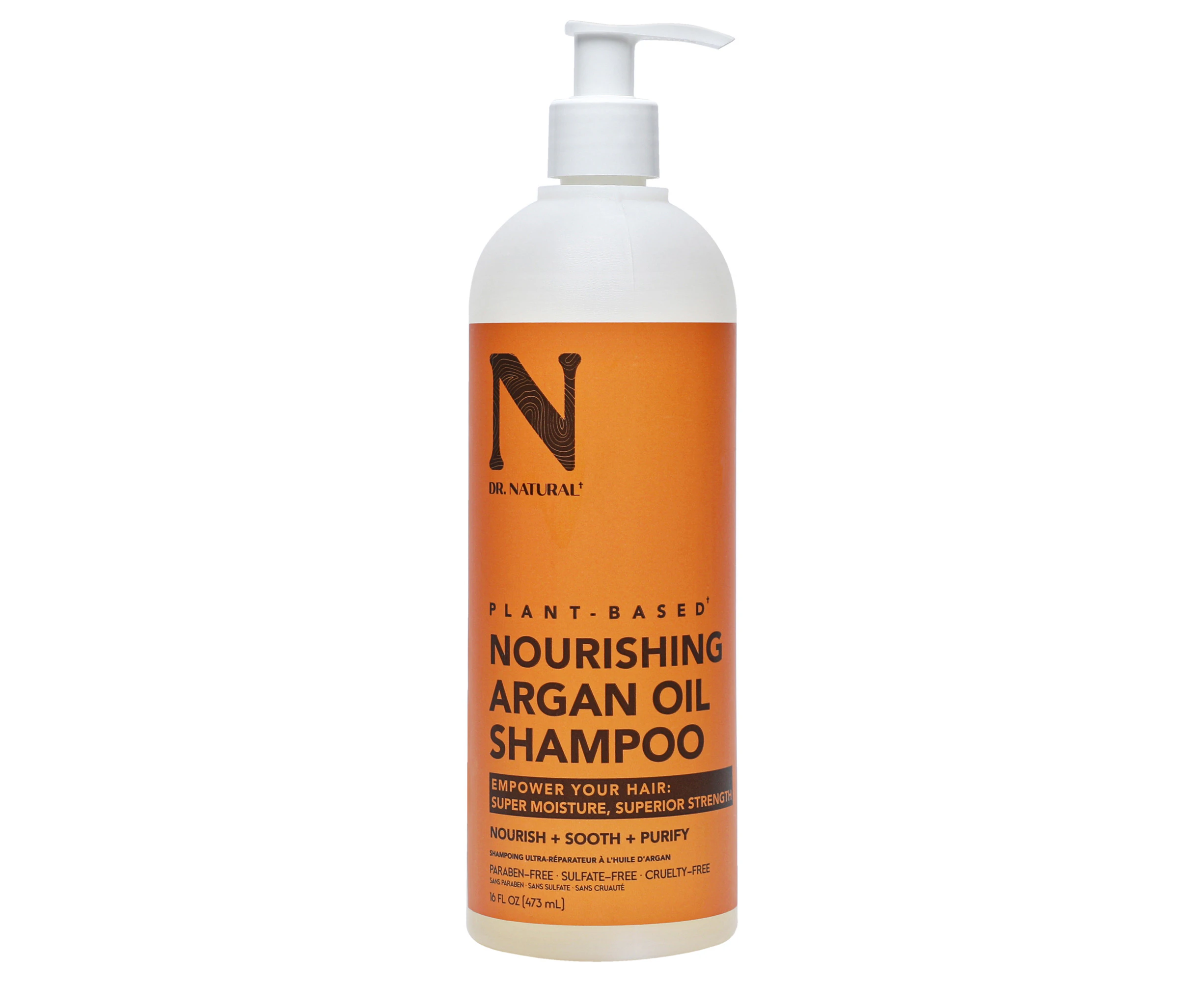 Nourishes and Moisturizes Shampoo - Argan Oil by Dr. Natural for Unisex - 16 oz Shampoo