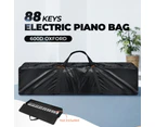 Electric Piano Storage Bag Padded Portable Gig Bag Oxford Cloth Black 88 Keys Keyboard