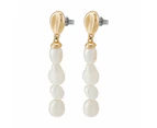 Skagen Agnethe Pearl Gold Earring SKJ1827710