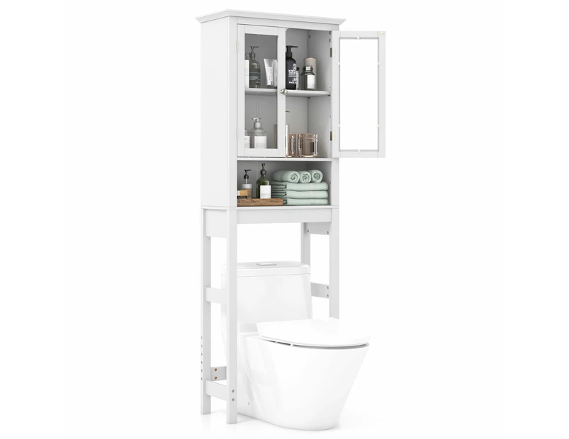 Over The Toilet Storage Cabinet Bathroom Organizer Space Saver