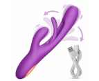 Miraco Patting Rabbit Vibrator Dildo Clitoral G-Spot Stimulation Purple