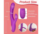 Miraco Patting Rabbit Vibrator Dildo Clitoral G-Spot Stimulation Purple