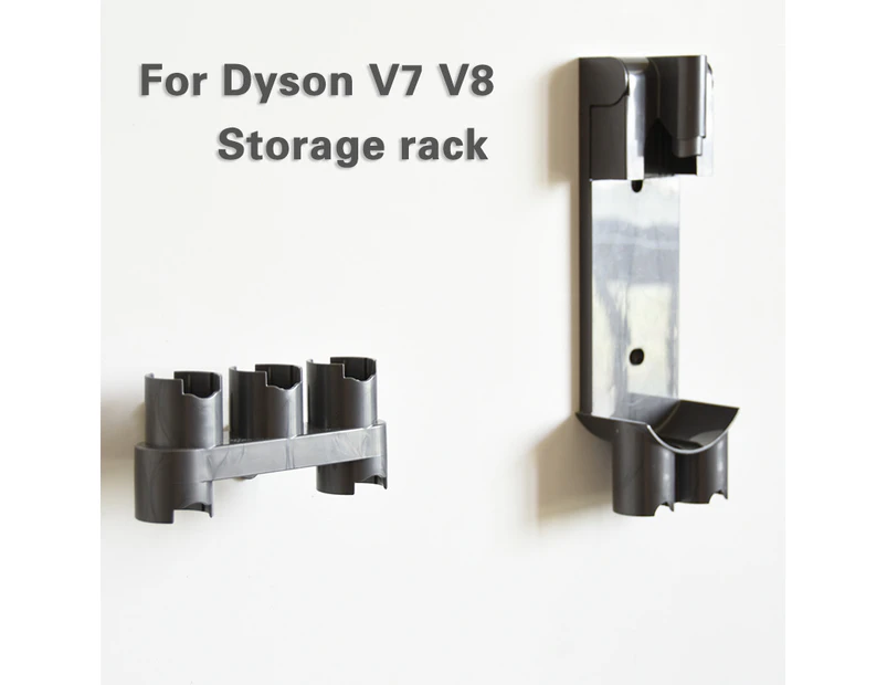 2Pcs Accessories Storage Rack Equipment Shelf For Dyson V7 V8  Absolute Brush Tool Nozzle Base Bracket Vacuum  Cleaner Parts