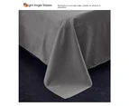 Sheet Cover Set Deep Pocket Fitted Sheet Pillowcase Breathable Wrinkle Resistant Sheet Cover Set- Deep gray
