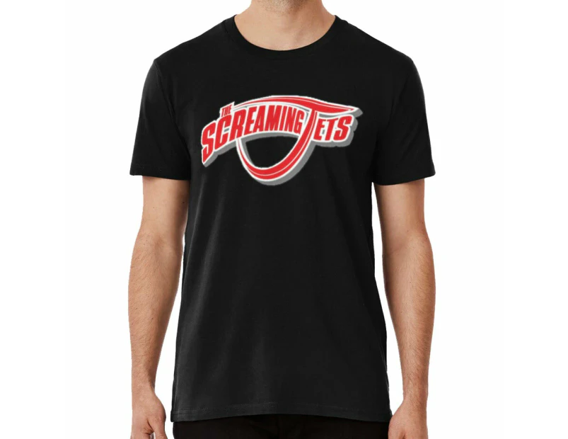 SJ T-shirt the screaming jets band music yanma4321 album - Black