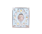 Baby First Year Picture Photo Frame Baby Month Photo Frame-Blue