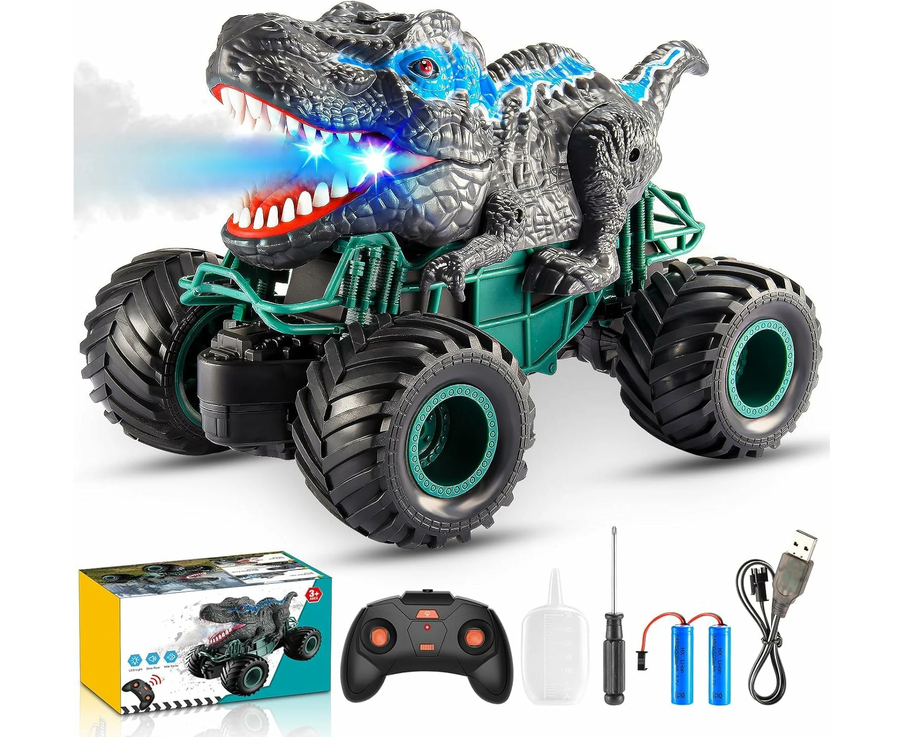 Dinosaur Toy Pull Back Vehicles，Dino Pre-Kindergarten Toys for Toddlers，Pull Back Cars Toy Christmas Birthday Gifts for Kids 6+Year Old Boys Girls