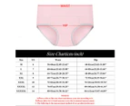 Womens Cotton Stretch Breathable Briefs Mid Rise Full Coverage Panties 5 Pack-Combination 9
