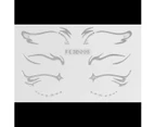Colorful Eyes Makeup Stickers Laser Eye Eyeliner Eyebrows Face Art Sticker Decals Halloween New Year Festival Party Decorations - NO.5 YS