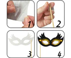 40th Birthday Photo Booth Props Funny Party Supplies Decorations 30pc Gold Black