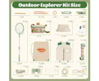 Kids Explorer Kit - Bug Catching Kit with Butterfly Net, Insect Catcher, Binoculars,Hat,Goggles, Magnifier & Flashlight, Outdoor Nature Exploration Toys