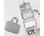 Large Hanging Hook Toiletry Bag Waterproof Travel Makeup Cosmetic Organizer Case - Black