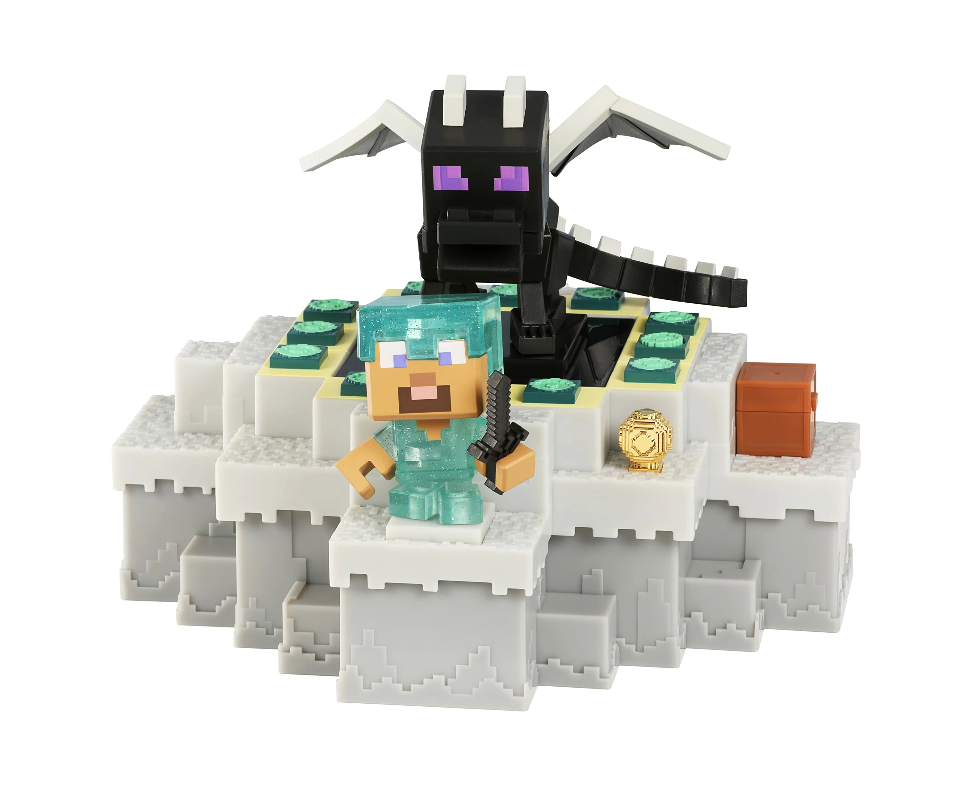 Treasure X Minecraft Caves Cliffs Ender Dragon. Mine Craft Character And Ender Dragon. 41677