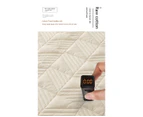 Breathable Quilted Bedspread All-Inclusive Wrinkle-Resistant Sheet Non-Slip Thickened Bedspread Mattress Protector-Khaki 2