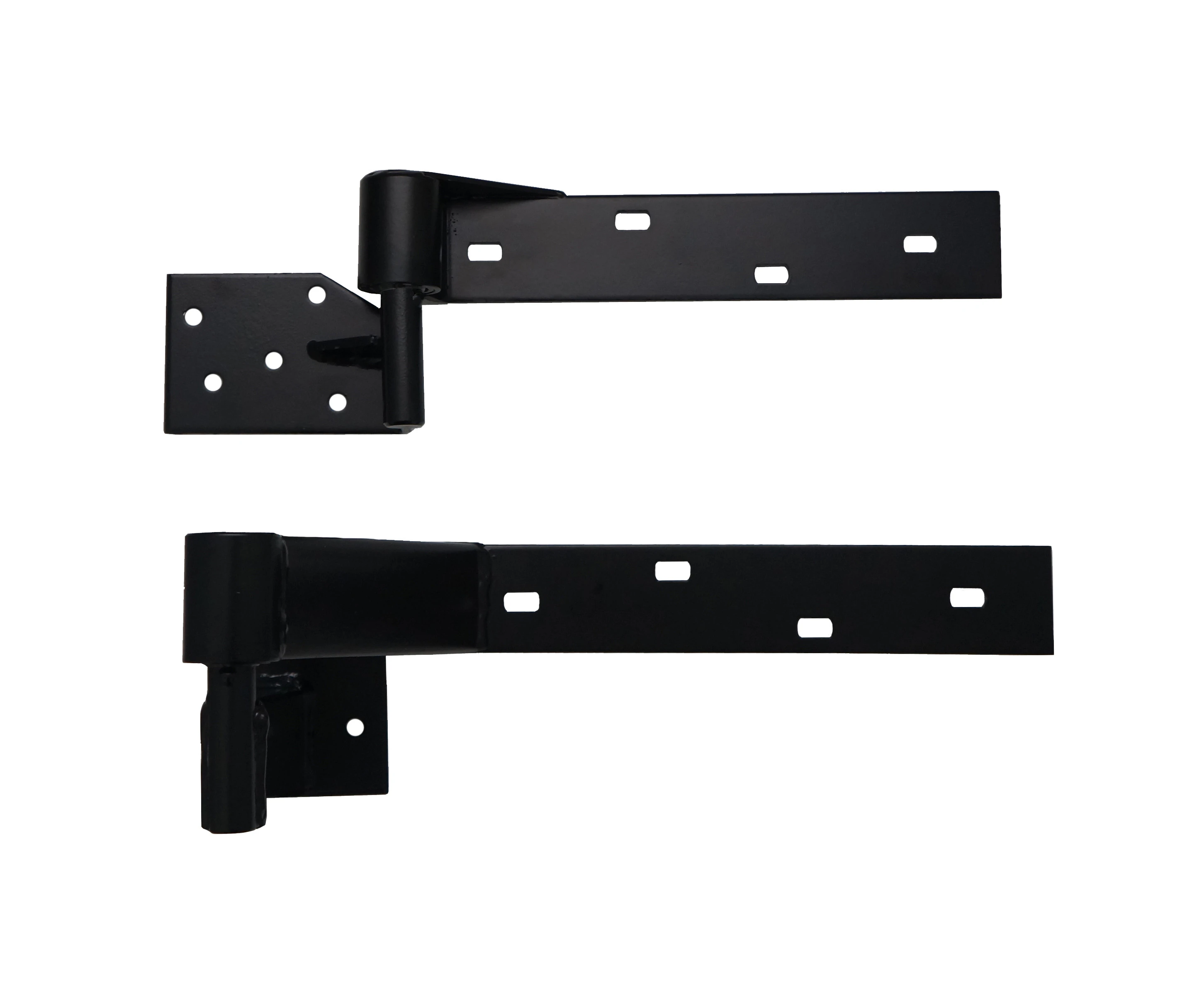 Left Side Heavy Duty Powder Coated Satin Black Rising Gate Hinges