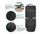 2 Pack Waterproof Universal Size Car Seat Protector Carseat with Thickest Padding & Mesh Pockets - Baby/Pets Car Seat Protector