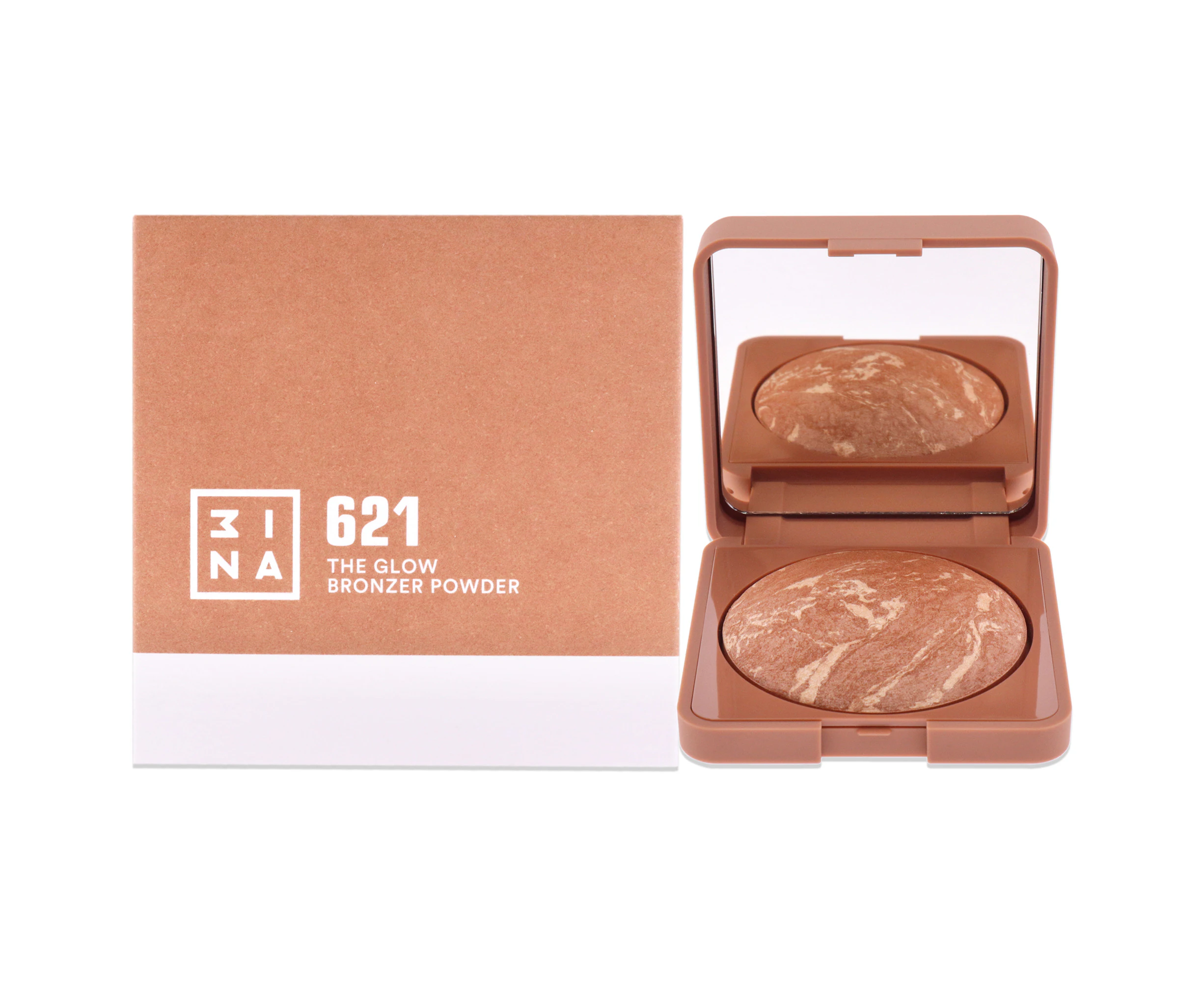 3Ina The Glow Bronzer Powder - 621 FOR Women 0.25 oz Bronzer