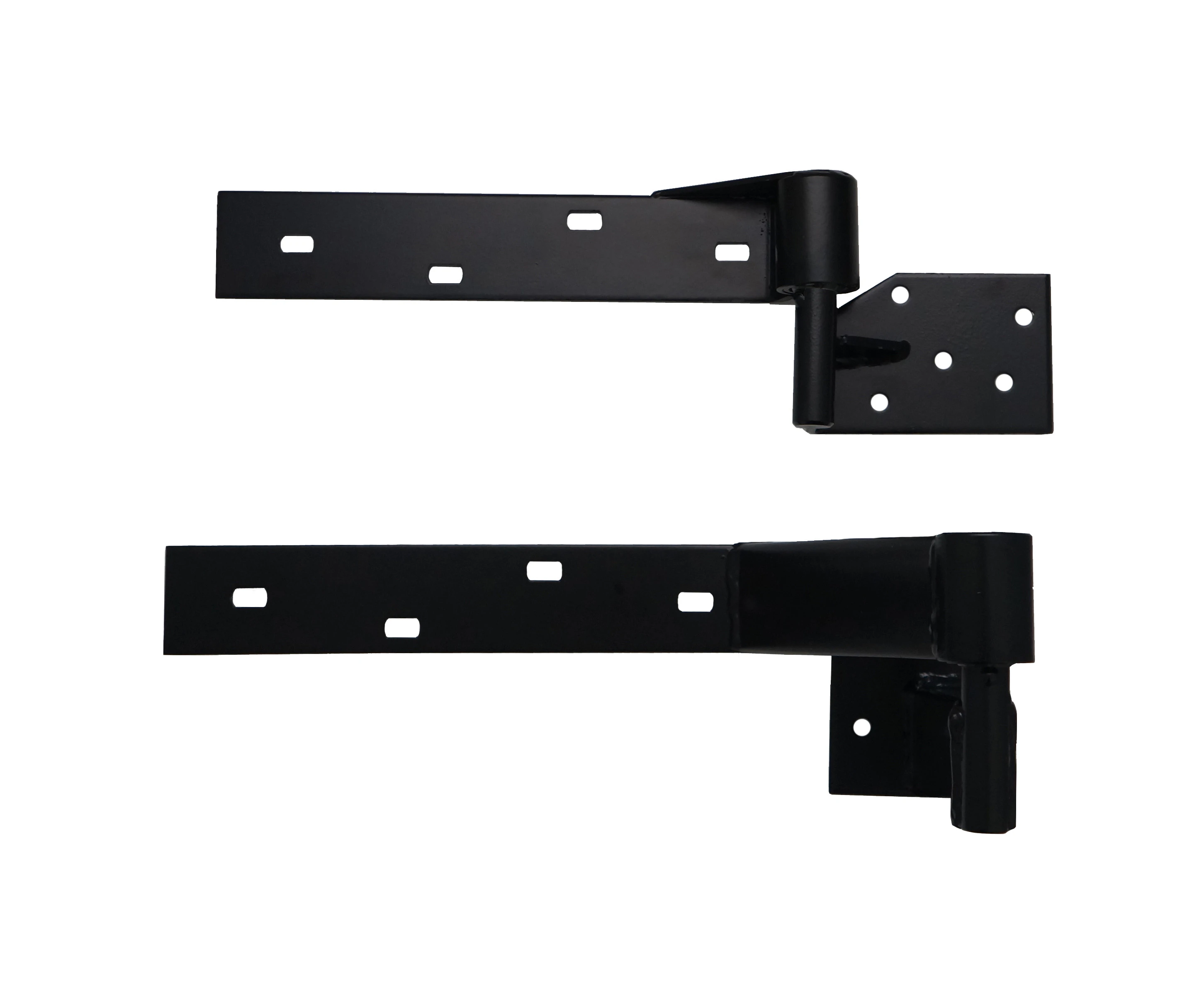 Right Side Heavy Duty Powder Coated Satin Black Rising Gate Hinges