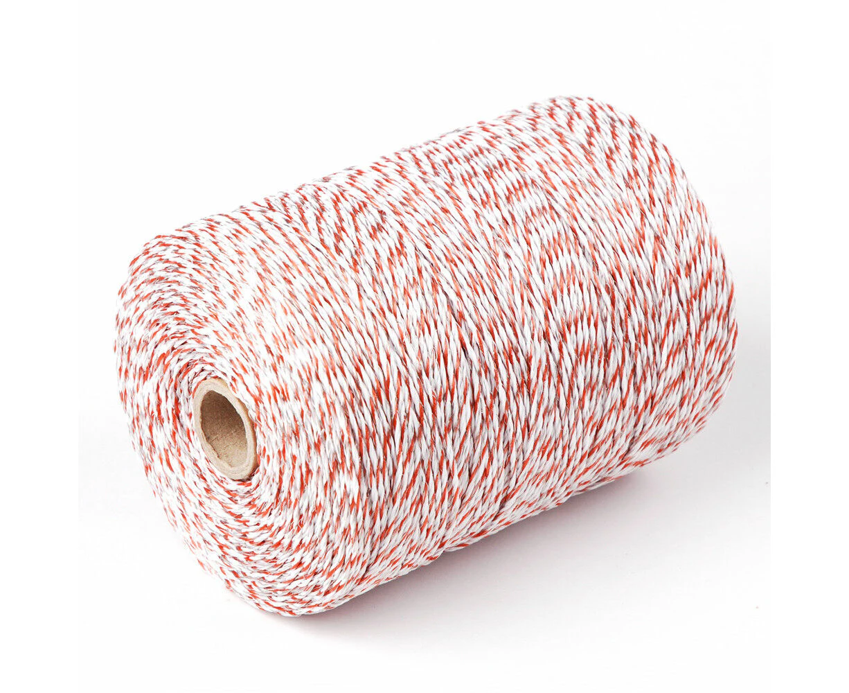 500m Roll Polywire Electric Fence Stainless Steel Poly Wire Energiser Insulator