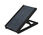 Advwin Pet Ramp Non-Slip 3 Adjustable Height Foldable 70cm Dog Ramp for Bed Couch car Black