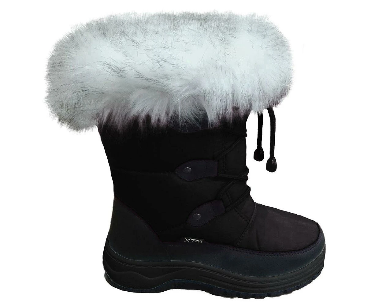 Xtm Skyler Kids Apres Snow Boots Black