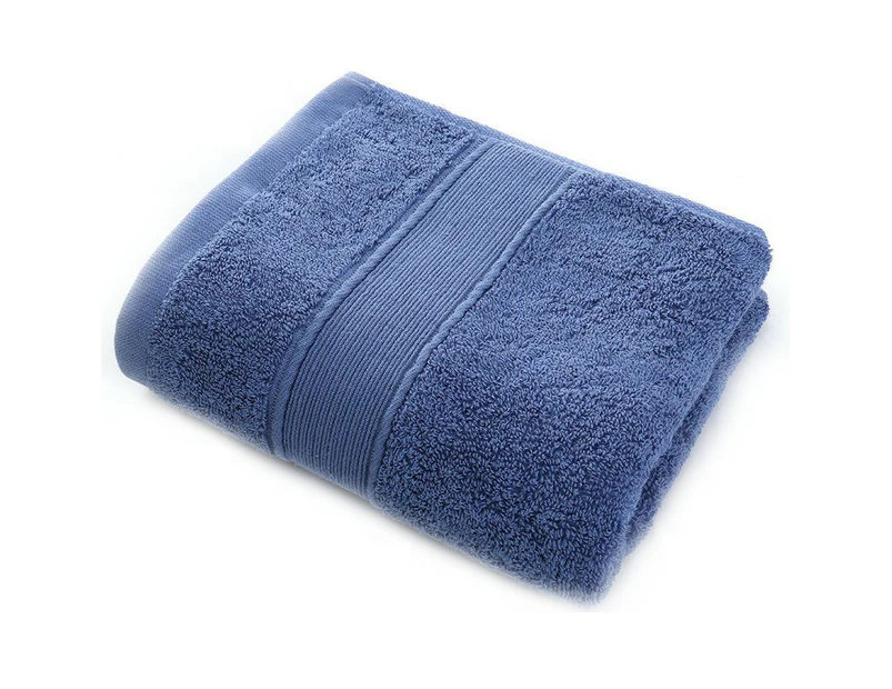 1 Pack Luxury Face Towels - Ultra Soft & Plush Large Fluffy Towels - Absorbent & Quick Drying-Deep Blue