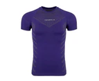 Mens Workout T-Shirts Athletic Gym Tee Shirts for Men with Short Sleeve-purple