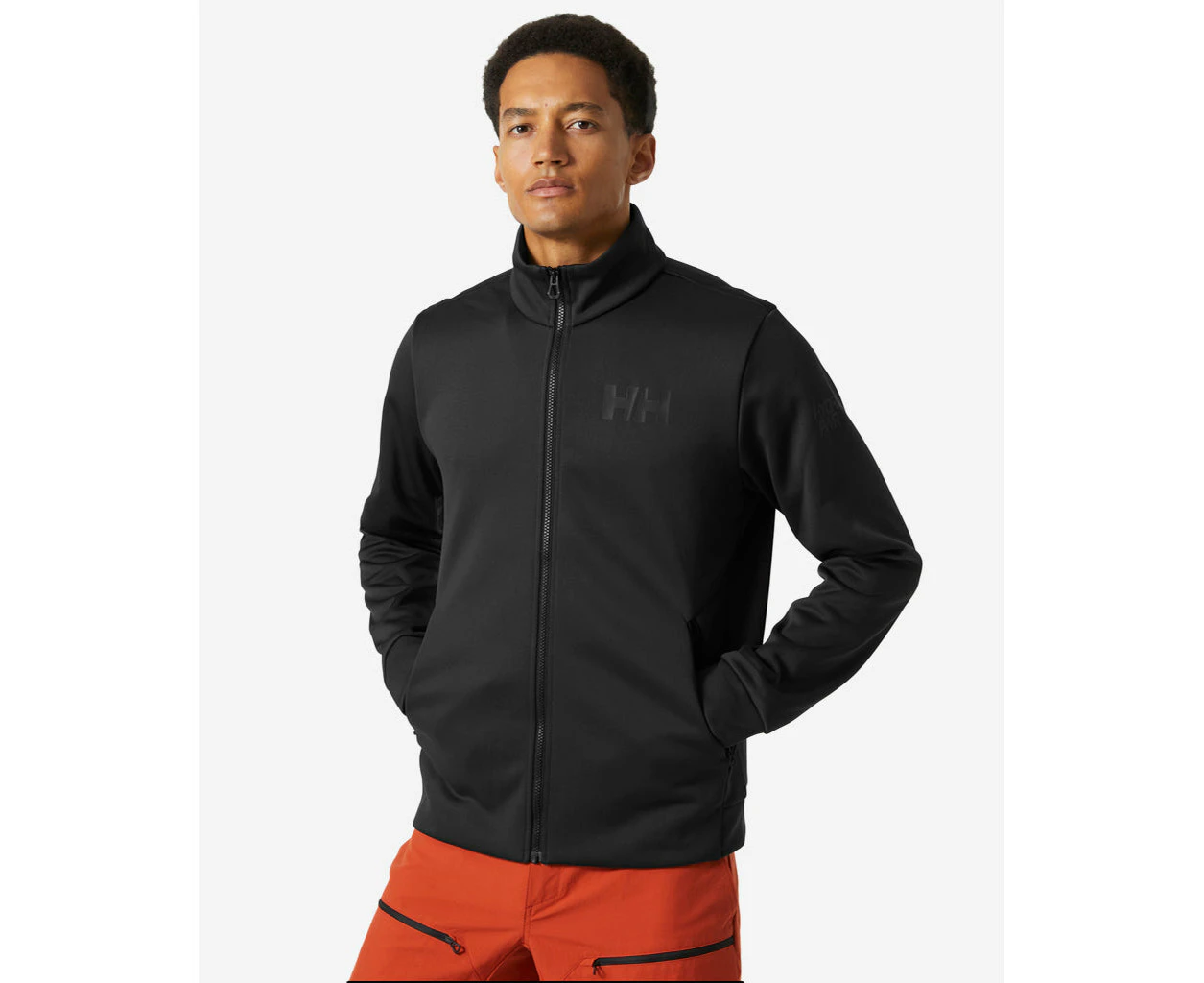 Helly Hansen Mens Hp Fleece Jacket 2.0, Ebony